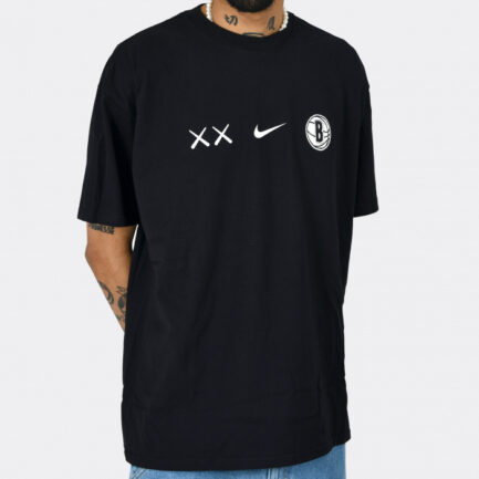 Kaws X NBA Brooklyn Nets Nike Black Shirt